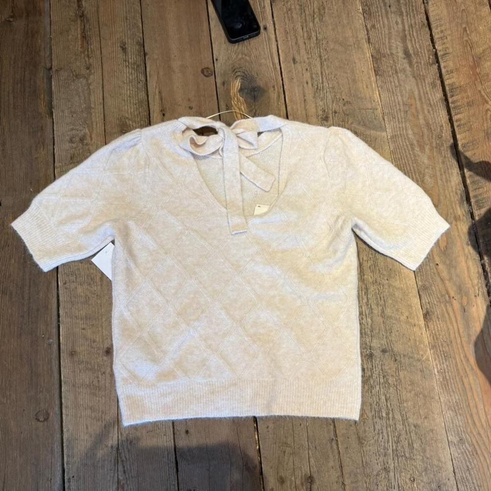 Cozy oatmeal cream sweater size